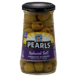 Pearls Reduced Salt Pimiento Stuffed Manzanilla Olives - 5.75 OZ 12 Pack