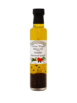 Lesley Elizabeth Extra Virgin Olive Oil with Double Roasted Garlic - 8.5 FL OZ 6 Pack