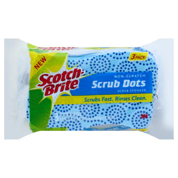 Scotch-Brite Scrub Dots No Scratch Sponges - 3 CT 8 Pack