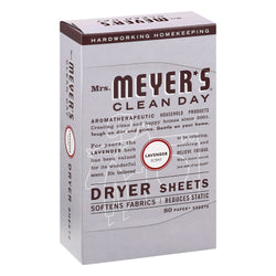 Mrs. Meyer's Clean Day Lavender Dryer Sheets - 80 CT 12 Pack