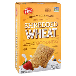 Post Original Shredded Wheat Big Biscuit - 15 OZ 12 Pack