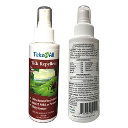Ticks-N-All All Natural Tick Repellent Spray - 4 OZ 12 Pack