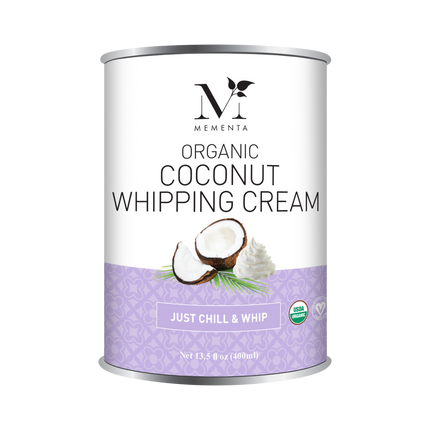 Mementa Organic Coconut Whipping Cream - 13.5 FL OZ 6 Pack