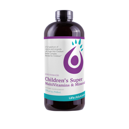 Life Solutions Liquid Children's Super Multivitamins and Minerals - 32 FL OZ 6 Pack