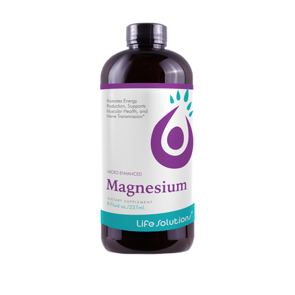 Life Solutions Liquid Magnesium - 8 FL OZ 12 Pack