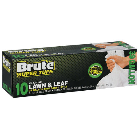 Brute Lawn & Leaf Bags - 10 CT 12 Pack