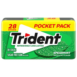 Trident Spearmint Gums - 28 CT 6 Pack