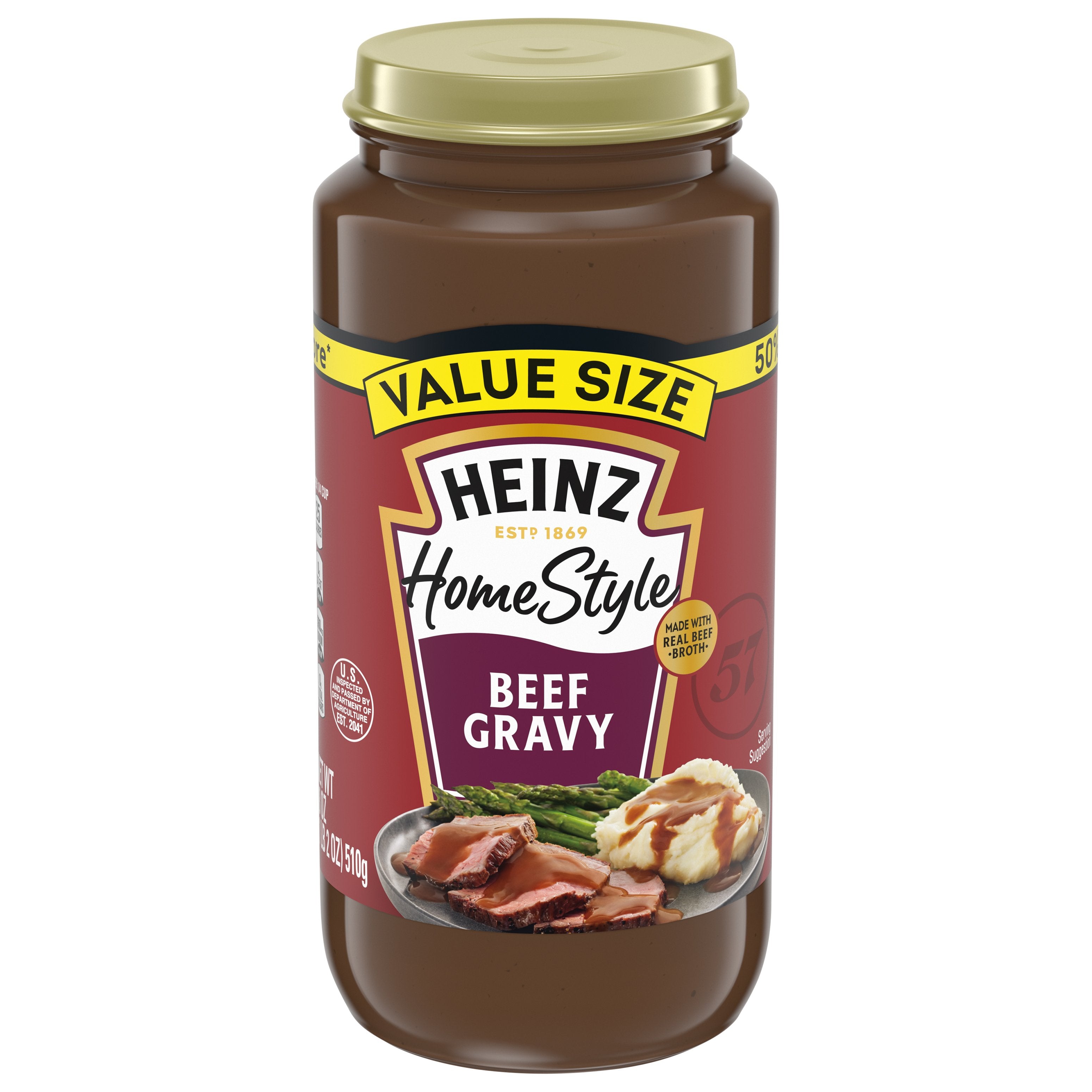 Heinz Beef Gravy 18 OZ 12 Pack StockUpExpress