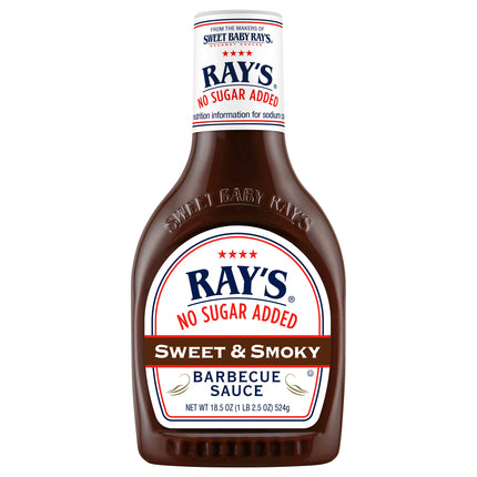 Sweet Baby Ray's No Sugar Added Hickory Barbecue Sauce - 18.5 OZ 6 Pack