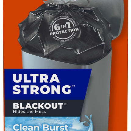 Hefty Clean Burst Tall Kitchen Bags - 40 CT 6 Pack
