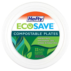 Hefty Ecosave Plates - 22 CT 12 Pack