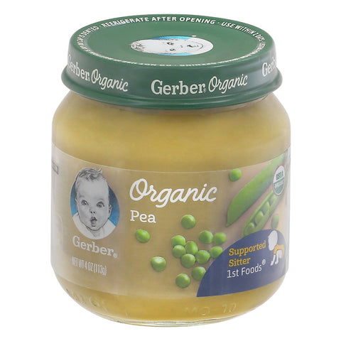 Gerber Pea Baby Food - 4 OZ 10 Pack