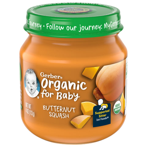 Gerber Butternut Squash Baby Food - 4 OZ 10 Pack