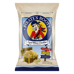 Pirate's Booty Aged White Cheddar Rice And Corn Puffs - 10 OZ 6 Pack