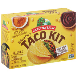 Garden Of Eatin' Yellow Corn Taco Shell Kit - 9.4 OZ 12 Pack