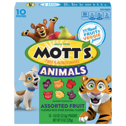 Mott's Assorted Animals Fruit Snacks - 8 OZ 8 Pack