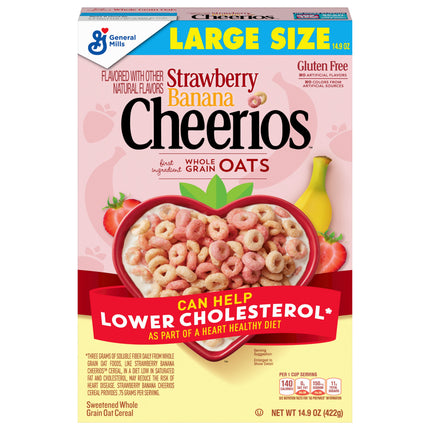 General Mills Cheerios Strawberry Banana Cereal - 14.9 OZ 8 Pack