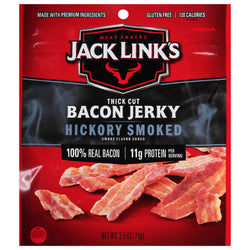 Jack Link's Hickory Smoked Bacon Jerky - 2.5 OZ 12 Pack