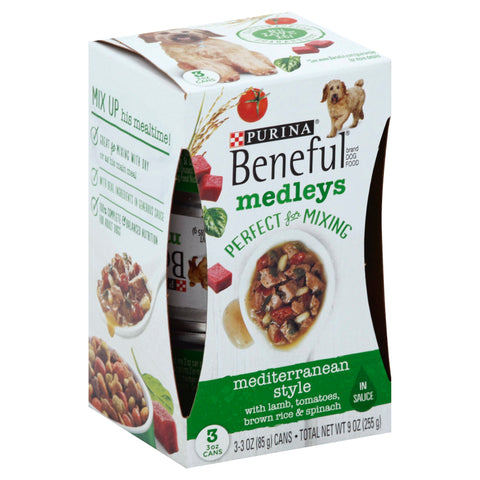 Beneful Dry Mediterranean Style Medley Dog Food - 9 OZ 8 Pack