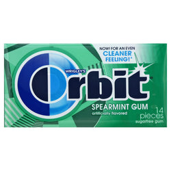 Orbit Spearmint Gum - 14 CT 12 Pack