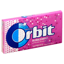 Orbit Bubblemint Gum - 14 CT 12 Pack