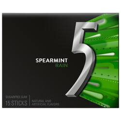 Wrigley Spearmint Rain Gum - 15 CT 10 Pack