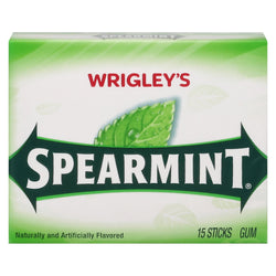 Wrigley Spearmint Gum - 15 CT 10 Pack