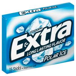 Extra Polar Ice Gum - 15 CT 10 Pack