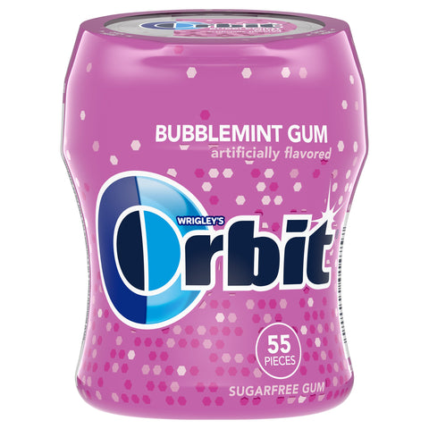 Orbit Bubblemint Gum - 55 CT 6 Pack