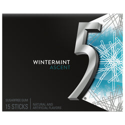 Wrigley Wintermint Ascent Gum - 15 CT 10 Pack