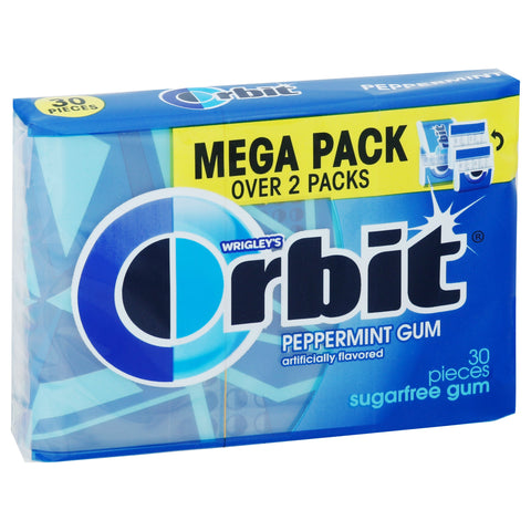 Orbit Peppermint Gum - 30 CT 6 Pack