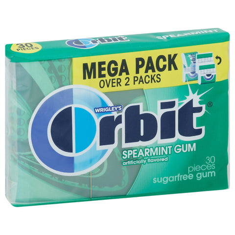 Orbit Spearmint Gum - 30 CT 6 Pack