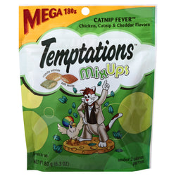 Temptations Catnip Fever Cat Treats - 6.3 OZ 10 Pack
