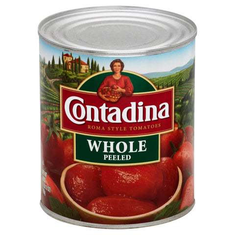 Contadina Whole Peeled Roma Tomatoes - 28 OZ 6 Pack