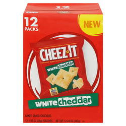 Cheez-It White Cheddar Baked Snack Crackers - 12.24 OZ 4 Pack