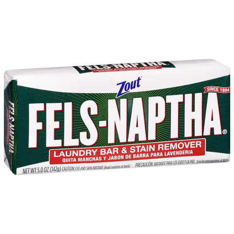 Fels-Naptha Laundry Bar And Stain Remover - 5 OZ 24 Pack