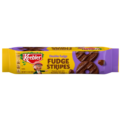 Keebler Double Fudge, Fudge Stripes Cookies - 11.5oz / 326g - 12 Pack