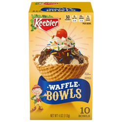 Keebler Waffle Ice Cream Bowl - 4 OZ 6 Pack