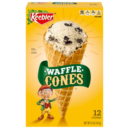 Keebler Waffle Cones - 5 OZ 6 Pack
