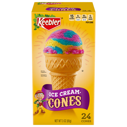 Keebler Ice Cream Cones - 3 OZ 6 Pack