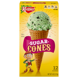 Keebler Sugar Ice Cream Cones - 4 OZ 6 Pack