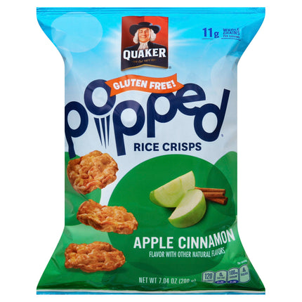 Quaker Apple Cinnamon Rice Crisps - 7.04 OZ 6 Pack