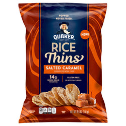 Quaker Salted Caramel Rice Thins - 5.5 OZ 6 Pack