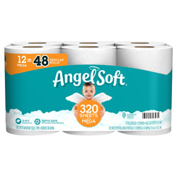 Angel Soft Bathroom Tissue Rolls - 3840 CT 4 Pack