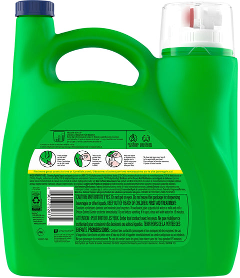 Gain Liquid Laundry Detergent with Odor Defense Waterfall Delight Scent- 132 FZ 4 Pack