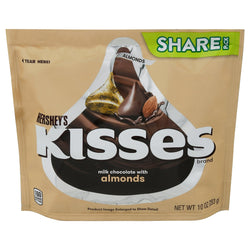 Hershey's Milk Chocolate With Almonds - 10 OZ 8 Pack