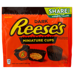 Reese's Dark Chocolate & Peanut Butter Cups - 10.2 OZ 8 Pack