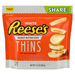 Reese's Peanut Butter Cups White Thins - 7.37 OZ 8 Pack