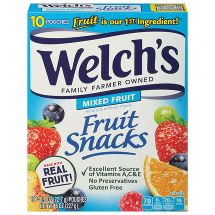Welch’s Mixed Fruit Snacks - 8 OZ 8 Pack