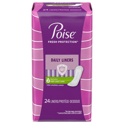 Poise Under Garments Extra Coverage Liner - 24 CT 8 Pack